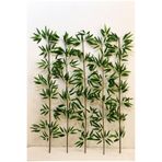 Yapay Yapraklı Dekoratif Bambu Çubuğu 150 Cm X 5 Adet Bambu-1