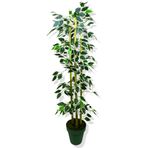 Yapay Yapraklı Fıcus 3 Bambu'lu 110 Cm