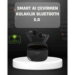 Yapay Zeka Destekli Bluetooth Kulaklık Anlık Çeviri Ve Gürültü Engelleme