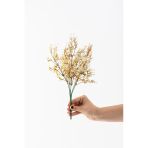 Yapay Zeytin Çiçeği Demet Krem 35 Cm 5 Dal
