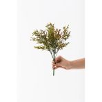 Yapay Zeytin Çiçeği Demet Yeşil Turuncu 35 Cm 5 Dal
