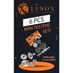 Yapex Lenox 6 Lı Mini Testere Seti - 0 - Siyah - 1 Adet