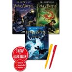 Yapı Kredi Yayınları Alfa Kalem+Harry Potter Felsefe Taşı+Sırlar Odası+Azkaban Tutsağı J. K. Rowling 3 Kitap Fantastik