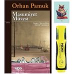 Yapı Kredi Yayınları Masumiyet Müzesi - Orhan Pamuk - Sarı Fosforlu Kalem Not Defter Seti