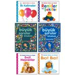 Yapı Kredi Yayınları Pearson Bebek Dokun ve Hisset İlk Kelimeler Renkler ve Şekiller Evcil Hayvanlar Büyük Sorular Kitabı