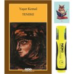 Yapı Kredi Yayınları Teneke - Yaşar Kemal - Sarı Fosforlu Kalem - Not Defter Seti