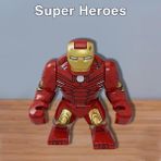 Yapı Oyuncağı Pürüzsüz Kenarlar Hulk Iron Man Yapı Taşı Figürü (Yurt Dışından) - Parçalı Set