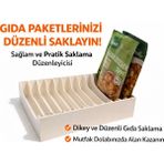 Yapı3D ✨ Çok Amaçlı Sert Plastik Mutfak Düzenleyici | Paket Çorba, Baharat, Sos ve Gıda Organizeri | Çekmece & Dolap Içi Düzenleyici Raf ✨ - 1