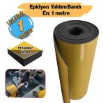 Yapışkan Araç Ses Isı Yalıtım İzolasyon Bant En:100 Cm Kalınlık:10 Mm Uzunluk:1 Metre Kauçuk Sünger
