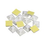 Yapışkan Kroşe 28X28 Yapışkanlı Kablo Bağı Tutucu