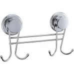 Yapışkanlı 4'lü Askı, Dayanıklı Metal Tasarım, Pratik ve Şık Düzen Sağlayıcı - Seçenek 1 - Açık Meşe