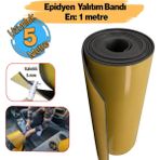 Yapışkanlı Araç Ses Isı Yalıtım İzolasyon Bandı En:100 Cm Kalınlık:5 Mm Uzunluk 5 Metre Kauçuk Sünger