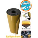 Yapışkanlı Araç Ses Isı Yalıtım İzolasyon Bandı En:100 Cm Kalınlık:5 Mm Uzunluk:5 Metre Kauçuk