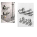 Yapışkanlı Banyo Rafı, banyo düzenleyici raf,Yapışkanlı, Duş Rafı Organizer Şampuanlık, Duşakabin Rafı, Banyo Organizeri, Banyo Askısı 2 adet