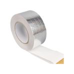 Yapışkanlı Fiberglas Lif Takviyeli Alüminyum Folyo Bant 45 Mm X 25 Metre Yanmaz Soba Borusu Bandı