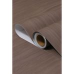 Yapışkanlı Folyo - Naturel Koyu Dişbudak Kaplama Kağıdı - Mobilya Duvar Kapı - 120CM Genişli - KW255 - 120 x 50 cm - Kahverengi