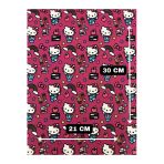Yapışkanlı Hello Kitty'li Suni Deri Kutu Kılıf Cüzdan Anahtarlık Kaplama 21X30 Cm