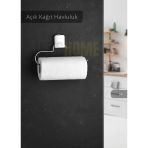 Yapışkanlı Kağıt Havluluk Paslanmaz Peçetelik Çelik Banyo Havluluk Düzenleyici Gri
