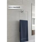 Yapışkanlı Krom Havluluk Kare Banyo Pratik Havluluk