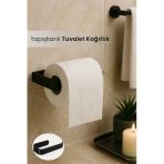 Yapışkanlı Lüks Tasarım Lamalı Tuvalet Kağıtlığı - Modern Banyo Kağıt Havluluk - Delmeden Montaj