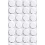 Yapışkanlı Mobilya Masa Sandalye Parke Zemin Ayak Koruyucu Kaydırmaz Keçesi 28 mm (28'lı Paket) - Beyaz - 28 Mm Beyaz 28 Adet