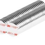 Yapışkanlı Neodyum Mıknatıs D10x1mm Çap - 60 Adet - Güçlü Neodyum Mıknatıs Magnet