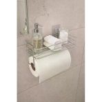 Yapışkanlı Raflı Kağıt Rulo Havluluk Peçetelik Havlu Kağıtlık Krom Banyo Mutfak Düzenleyici Raf Shr-01