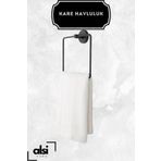 Yapışkanlı Siyah Kare Havluluk