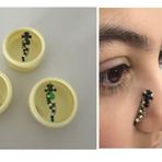 Yapışkanlı Yüz Taşı Face Gems 3 Adet Birden Burun Parmak Hızma