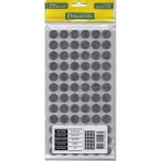 Yapışkanlı Zemin Koruyucu Keçesi 20X20 mm (50Lİ Paket) Masa Sandalye Koltuk Sehpa Parke Zemin Koru - GRI