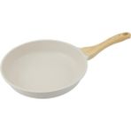 Yapışmaz Kızartma Tavası Tencere Kolu ile Taş Yumurta Tava Fripan Mutfak Çapı 28 cm - Renkli