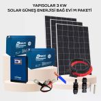 Yapisolar 3 Kw Mppt Solar Gunes Enerjisi Bag Evi L Paketi