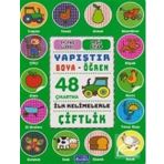Yapıştır ve Boya Öğren Çiftlik Yeşil Kitap Parıltı Yayınları