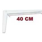 Yapıtaşı YT400 Duvara Montajlı Katlanır Masa Ayağı Konsolu Aparatı 40CM Beyaz