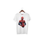 YAPO TİCARET Örümcek Adam Tişört Spiderman Baskılı Çocuk Yetişkin Beyaz T-shirt Unisex Tişört