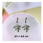 Yaprak Etnik Tribal Boho Küpe