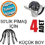 Yaprak Tutucu Ahtapot Oluk Gideri Pislik Tutucu Ahtapot Yaprak Tutucu Ø50 Lik 4 Adet Küçük Boy