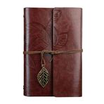 yapraklı not defteri, klasik PU deri kapak, seyahat defteri, travel journal, günlük, seyahat günlüğü, doldurulabilir eskiz defteri, Sketchbook, 130x185mm