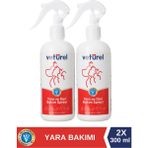 Yara ve Deri Bakım Spreyi 2x300 ml Kedi Mantar Tahriş Köpek Bul Sprey