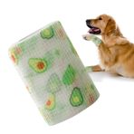 Yaralar için Köpek Bandajları - Veteriner Sargısı Yapışkan Bandajlar | Veteriner Sargısı Kendinden Yapışkanlı Bandaj Sargısı Nefes Alabilir Yapışkan Bandaj Evcil Hayvanlar için Elastik Bant Bilek, Diz, Ayak Bileği Gyouza