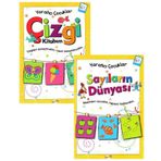 Yaratici Cocuklar Sayilarin Dunyasi - Cizgi Kitabim 2’Li Set (6+ Yas)