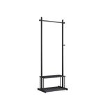 Yaratıcı İskandinav Tarzı Bağımsız Sağlam Metal Mağazalar Portmanto Siyah 165 x 40 x 50 cm