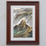 Yaratıcı Masif Ahşap Fotoğraf Çerçevesi Zarif Akrilik Cam Ön Şık Duvara Montaj ve Bağımsız Tasarım 40,5 x 60,5 cm Resimler için Mükemmel Ev Dekorasyonu Temelleri - 40,5 x 60,5 cm