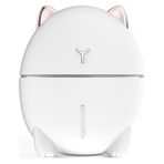 Yaratıcı USB Mini Gece Lambası Nemlendirici Yatak Odası Ofis Hava Temizleyici Nemlendirici Alkol Dezenfeksiyon (Beyaz)(Yurt Dışından)