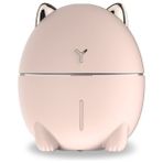 Yaratıcı USB Mini Gece Lambası Nemlendirici Yatak Odası Ofis Hava Temizleyici Nemlendirici Alkol Dezenfeksiyon (Toz)(Yurt Dışından) - Pembe