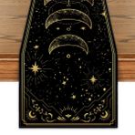 Yarcooly Mistik Dekor Ay Masa Koşucu Tarot Dekor Gotik Masa Koşucu Astroloji Süslemeleri Göksel Parti Süslemeleri Malzemeleri İyilik Ouija Kurulu Göksel Cadı Odası Dekoru