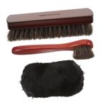 Yardenfun 1 Takım Çizme Cila Seti Parlatma Fırçası Seti Ayakkabı Parlatma Fırçası Temizleme Fırçası Aracı Aplikatör At Saç Fırçası Çizme Fırçası Temizleme Kiti Ayakkabı Paketi Araba