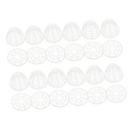 Yardenfun 15 Küfe Bebek Elbise Ekran Formu Bebek Elbise Formu Oyuncak Bebek Pannier Gelinlik Diy Bebek Pannier Babydoll Elbise Gelinlik Pannier Resmi Kıyafet Beşik Beyaz Plastik