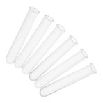 Yardenfun 6 Adet Temizle Test Tüpleri Küçük Bitki Yayılım Tüpü Plastik Test Tüpleri Topraksız Bitkiler Için Çiçekler Ev Ofis Duvar 12 Cm