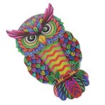 Yardenfun Baykuş Süsü 2 Baykuş Açık Havada Dış Mekan Cüceler Çit Süslemeleri Açık Hayvan Duvarı Ev Için Asılı Süslemeler Dış Mekan Dekoru Çıkartmalar Bahçe Kardinal Duvar Asılı Ütü